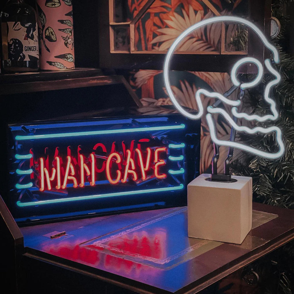 Neon Skull Sign