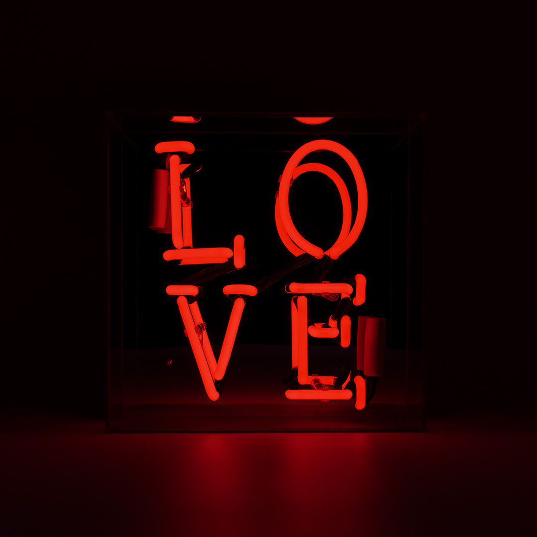 Neon Love Red