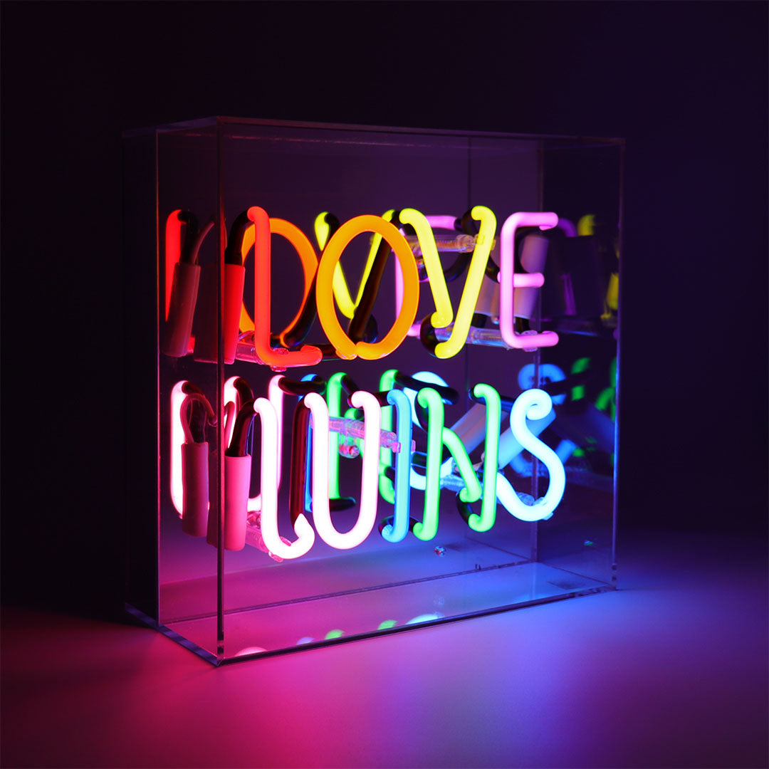 Love Wins Glass Neon