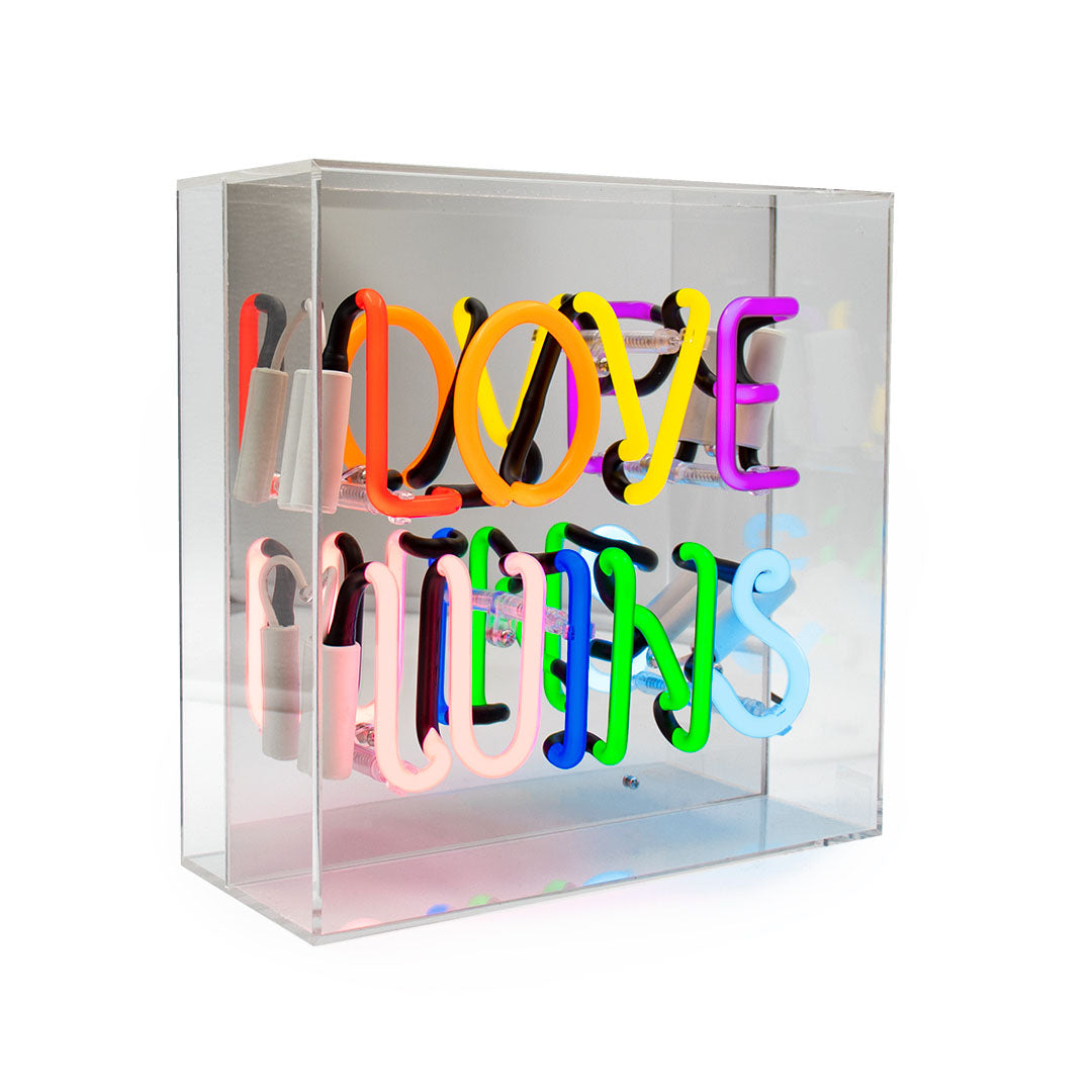 Love Wins Glass Neon