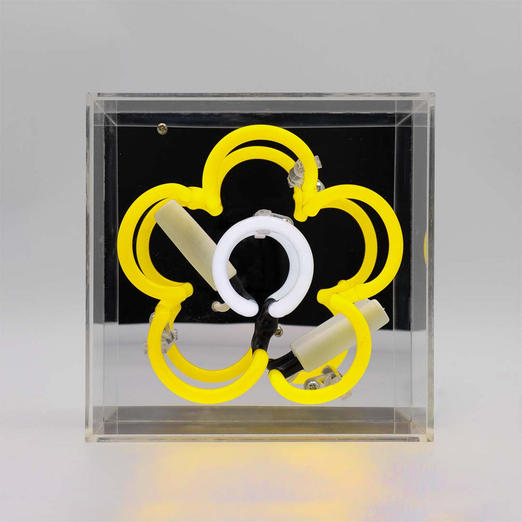 'Daisy' Mini Glass Neon Sign