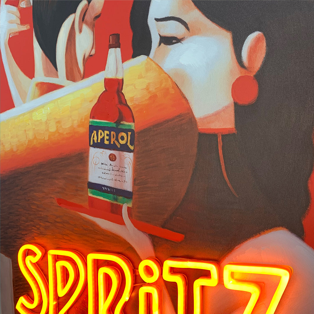 Aperol Spritz Neon Wall Art