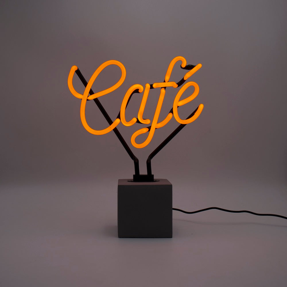 Neon Cafe Sign