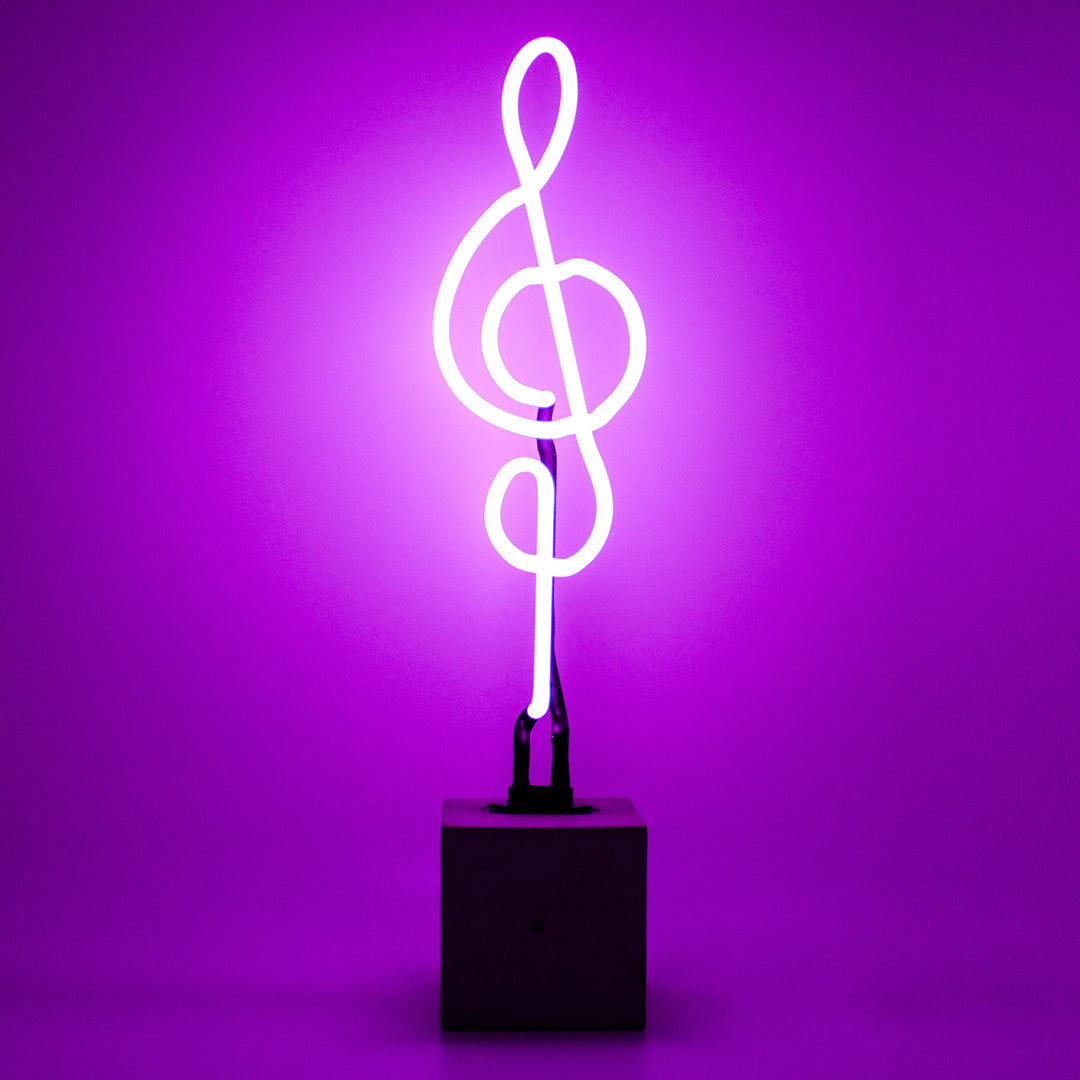 Music Cleff Neon