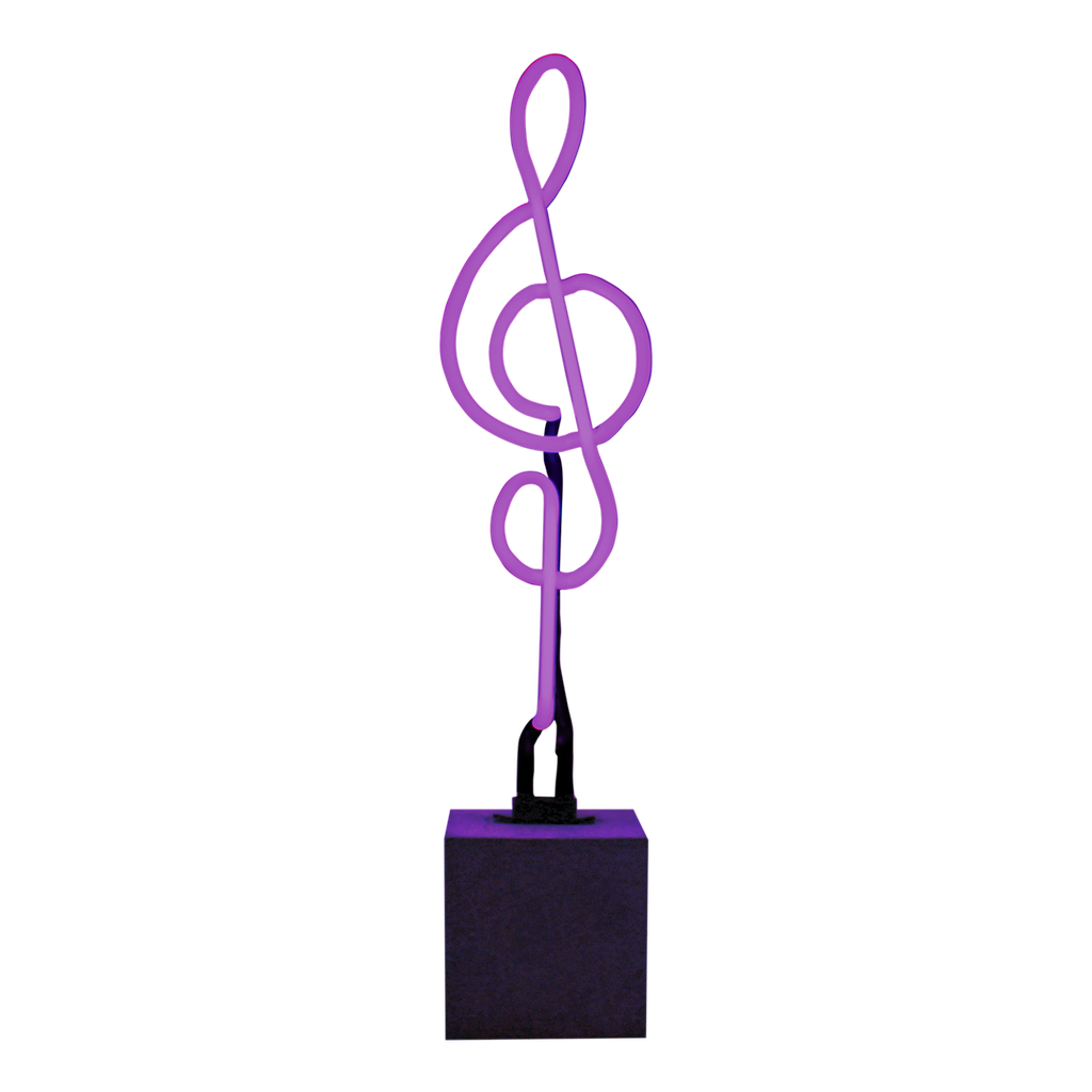 Music Cleff Neon
