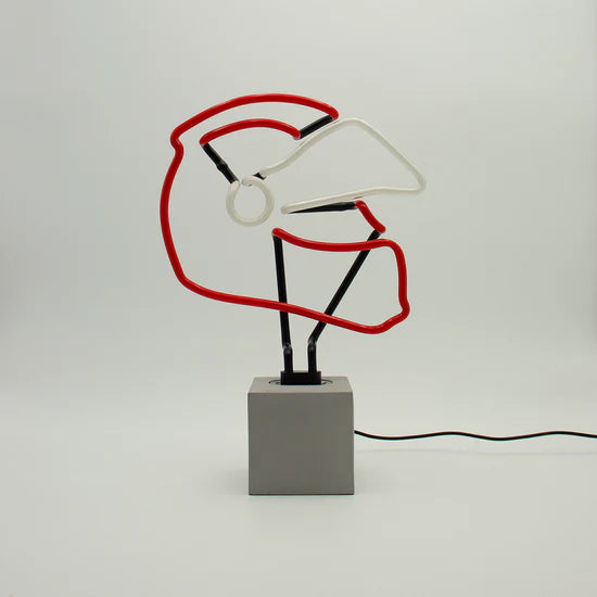 Neon Helmet Sign