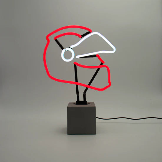 Neon Helmet Sign
