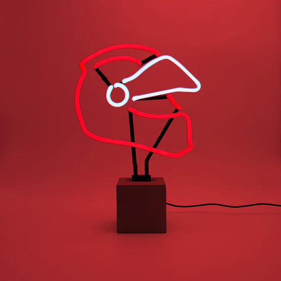 Neon Helmet Sign