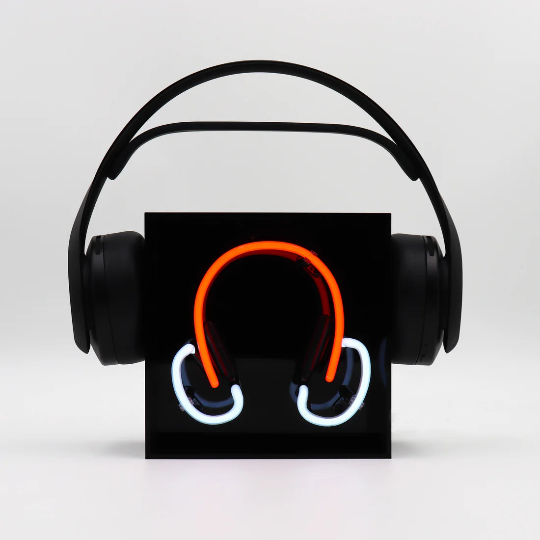 Headphones - Mini Glass Neon Red