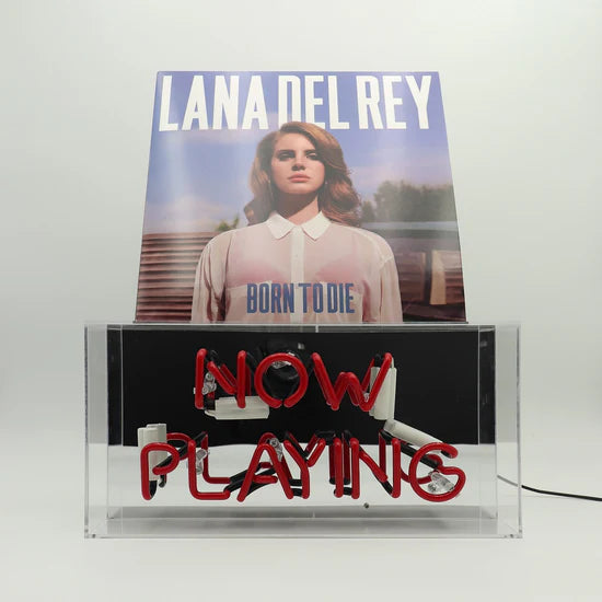Now Playing - Glass Neon Sign